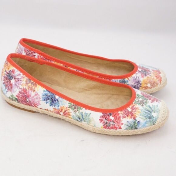 Michelle D Floral Espadrille Flats, Size 6.5 - Picture 9 of 11